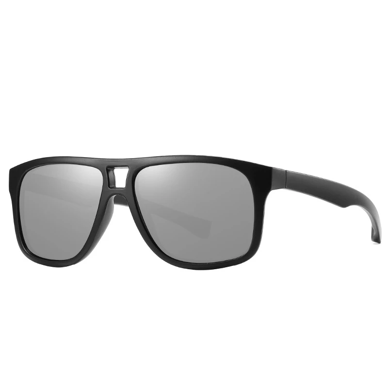 2019 Модные поляризованные солнцезащитные очки мужские Квадратные Солнцезащитные