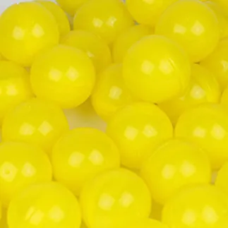 Yellow HUIESON 50 шт./упак. красочные окружающую среду для пинг-понга маленького ребенка ПВХ шары для лотерейный игровой рекламы 40 мм Диаметр шарики - Цвет: Yellow