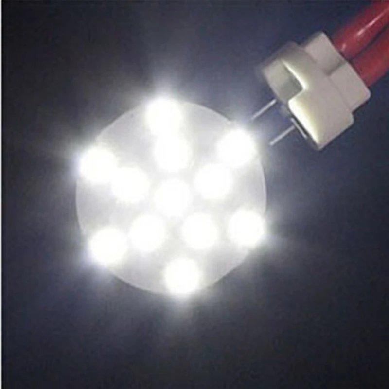 4W G4 светодиодный 5050 SMD 360 градусов белая база для морского отдыха RV светодиодное
