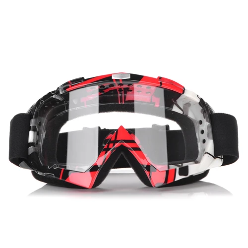 Красный BJMOTO бренд очки для мотокросса ATV MTB DH внедорожные шлемы Gafas Мотоцикл Байк UTV гоночные очки - Цвет: Красный