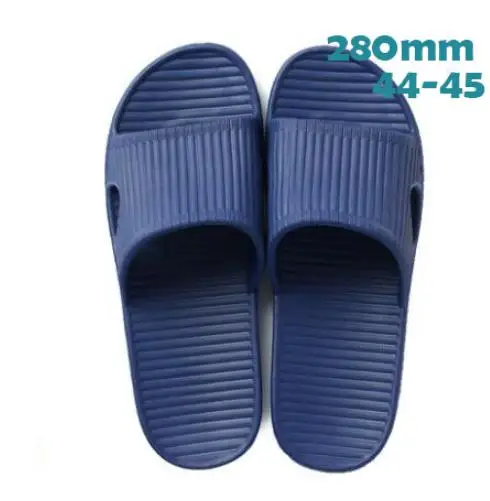 Dark blue 280mm Xiaomi youpin/тапочки; мягкие женские, мужские, детские сандалии; нескользящие домашние тапочки для душа; Детские повседневные тапочки для семьи - Цвет: Dark blue 280mm