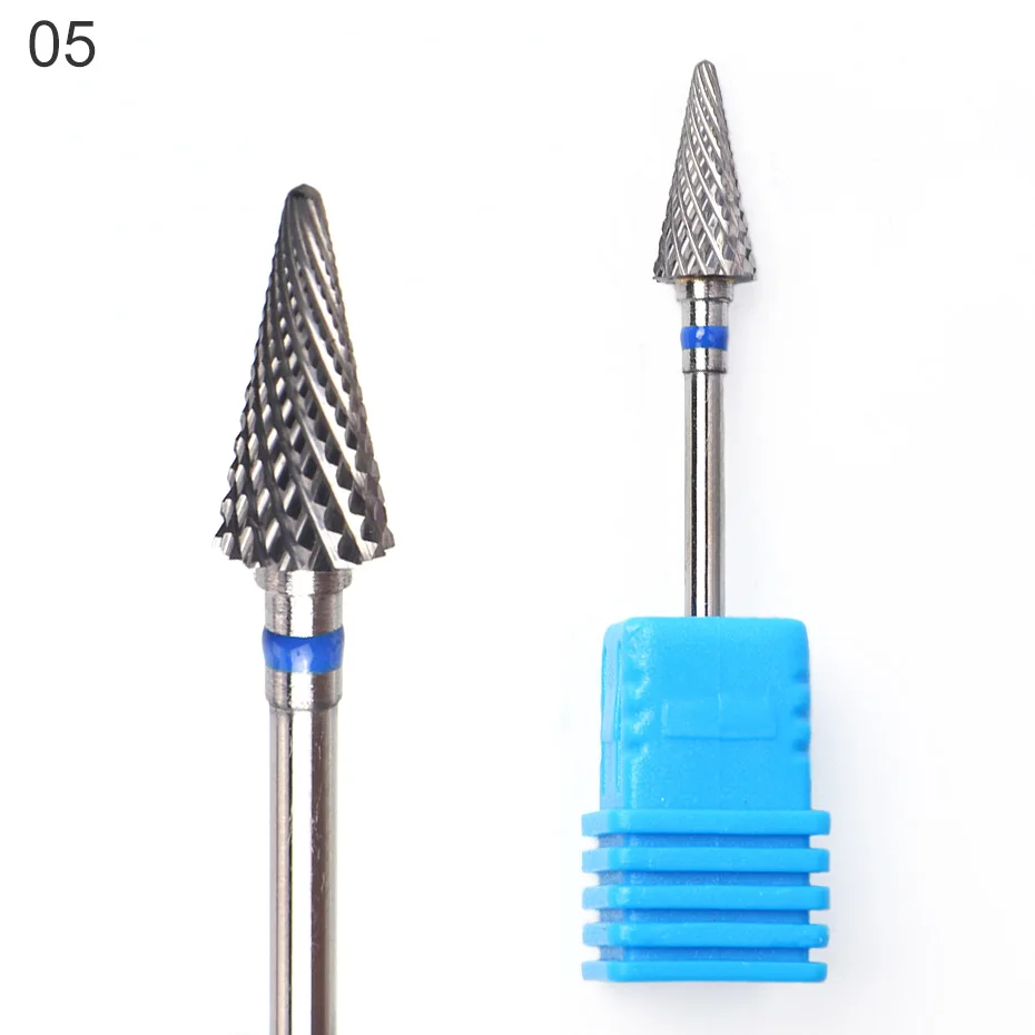 1pcs Cutter For Manicure Tungsten Carbide Burrs Nail Drill Bits Milling Machine Electric Rotary Nail Drill Accessories JI1014
