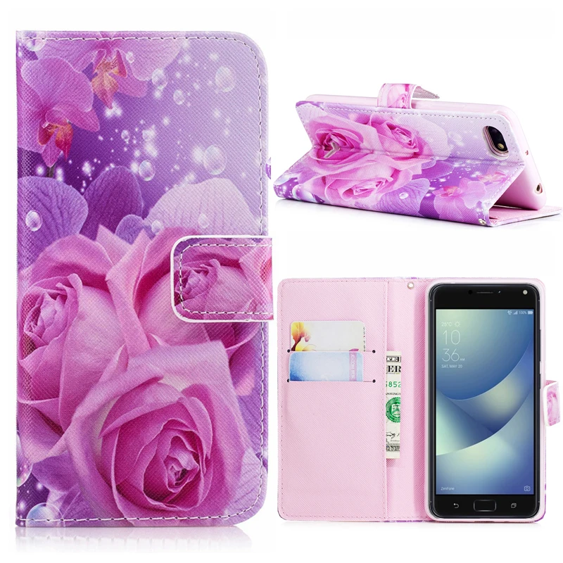 Кожаный бумажник флип чехол для телефона ASUS Zenfone 4 Max ZC520KL Pro ZC554KL X00HD ZC554KL 3 Max ZC520TL Live ZB501KL чехол