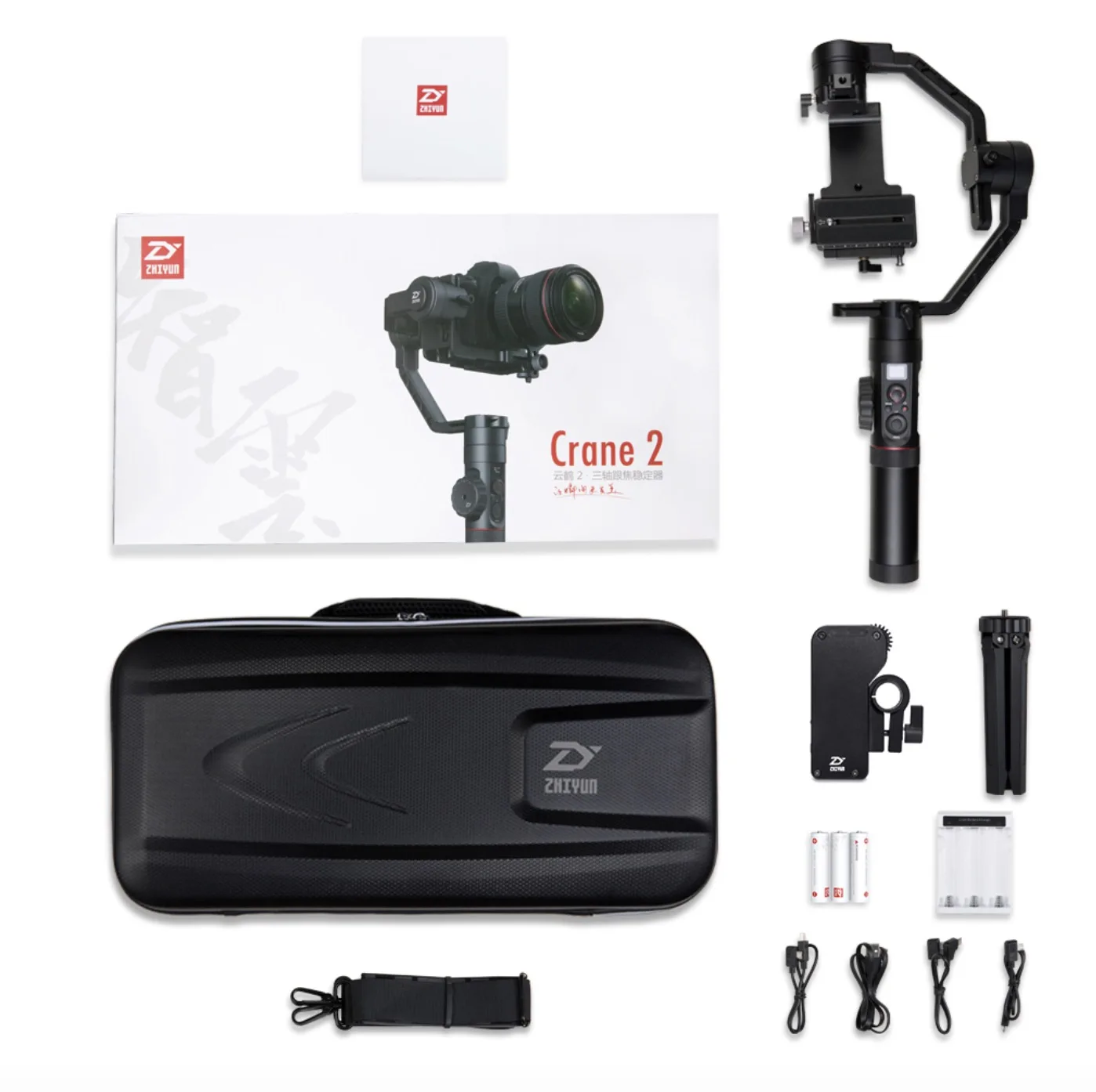 Стабилизатор камеры zhiyun Crane 2 с 3 Осями для всех моделей фотоаппаратов Canon 5D2/3/4