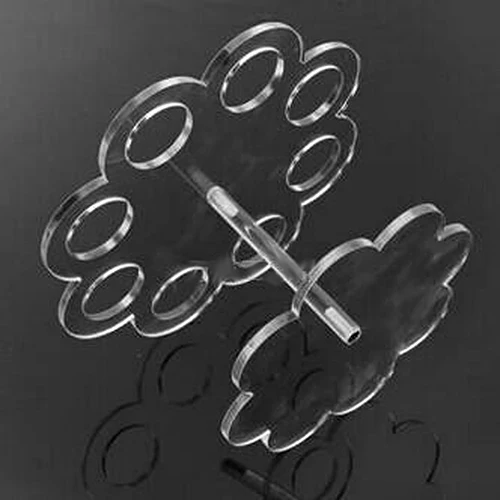 Съемный акриловый держатель конуса для мороженого с 8 отверстиями |