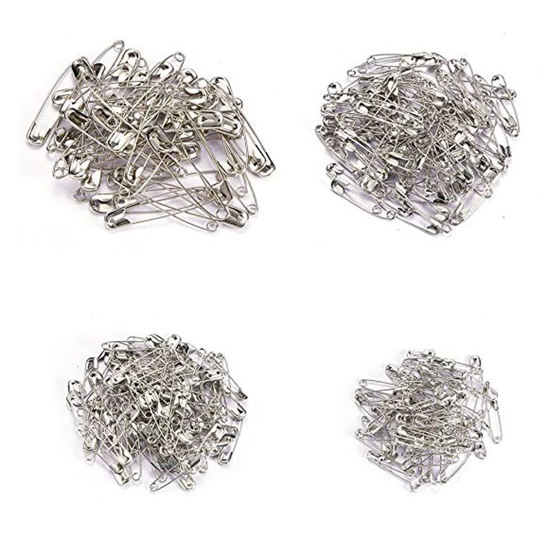 350PCS Premium Quality 4-Size Pack Of Safety Pins Best Sewing Accessories Kit For Baby Clothing Crafts & Arts | Дом и сад
