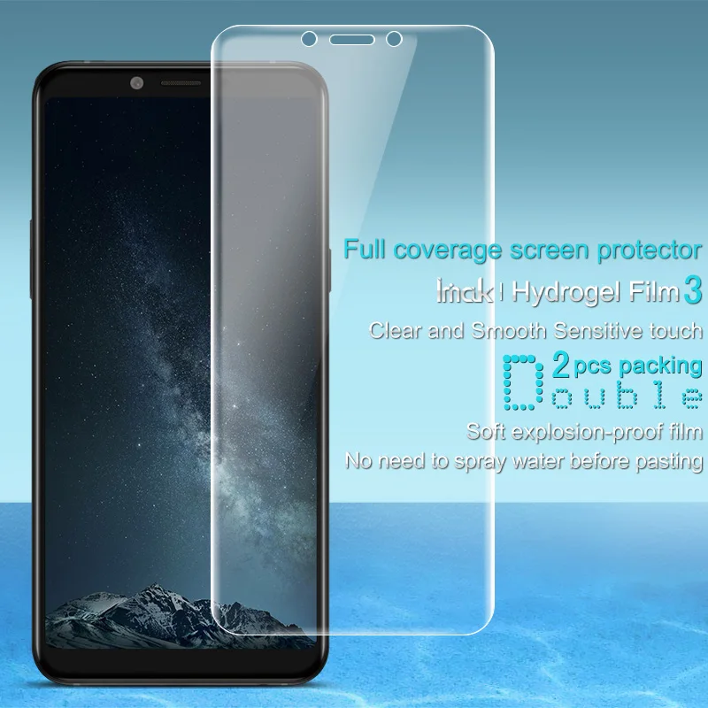 IMAK Hydrogel III для Samsung Galaxy A6s G6200 A8s 2 шт. защита экрана Переднее или заднее полное