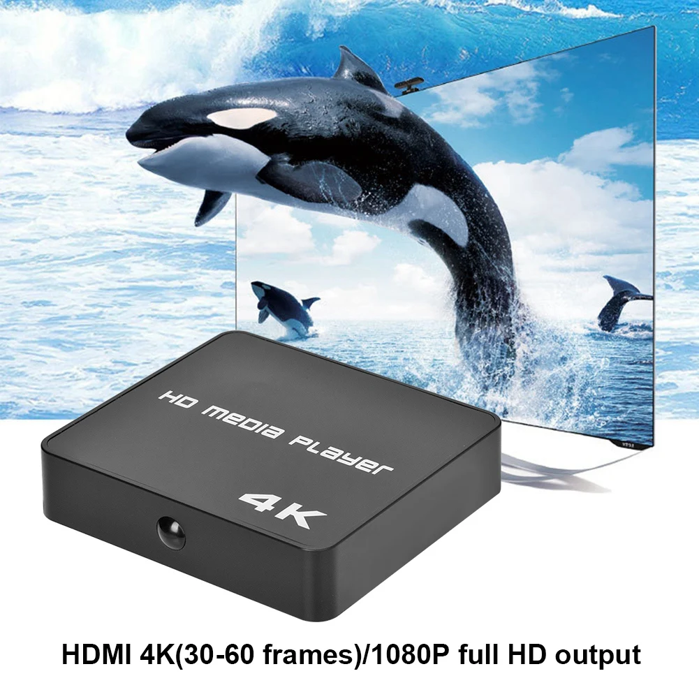 Ultra U диск жесткий диск HD 4K четырехъядерный цифровой ТВ-бокс HDMI медиаплеер HDMI hdd плееры с пультом дистанционного управления US/UK/EU/AU Plug