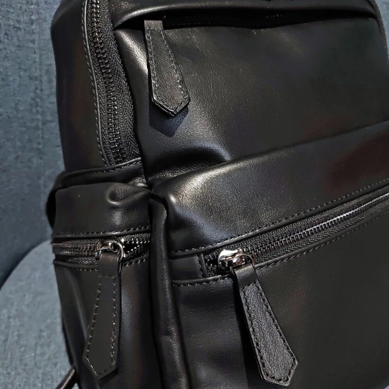 Mochilas Mujer женский рюкзак из натуральной кожи Новая модная женская черная школьная Сумка молодежная сумка через плечо дорожные рюкзаки