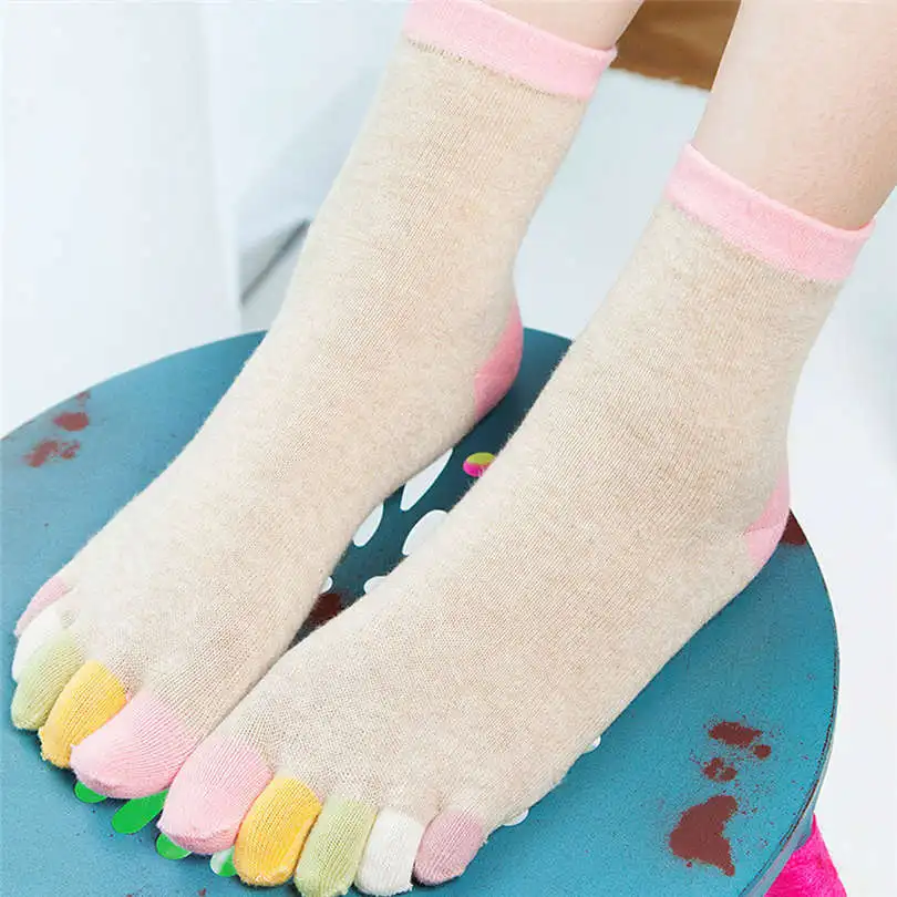 Новые модные зимние повседневные носки для женщин и девочек с разноцветным