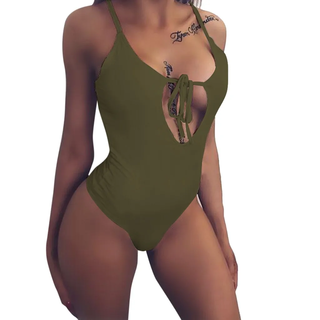 Женский купальный костюм сексуальное бикини 2019 купальник для женщин Цельный на