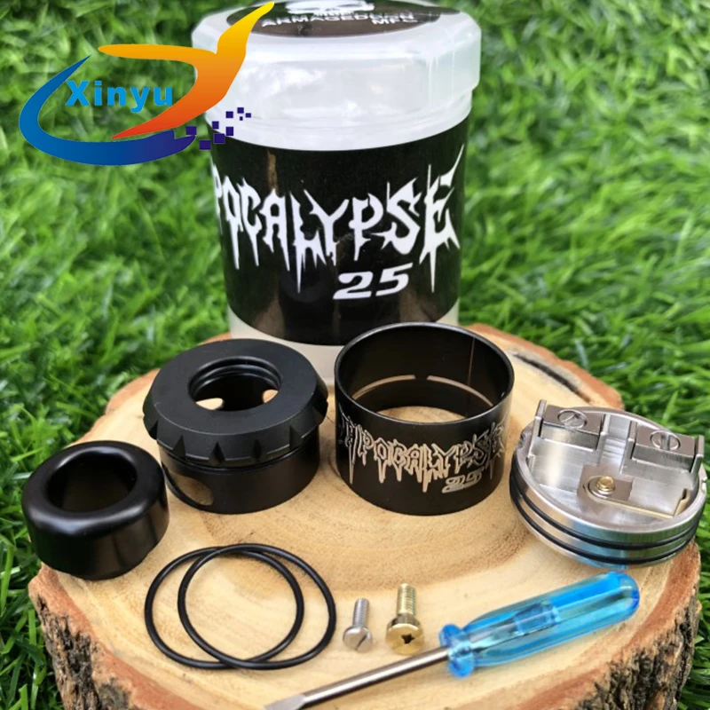 2018 новейший Apocalypse GEN 25 RDA мм двойная катушка 24k позолоченный Deck 810 испаритель с