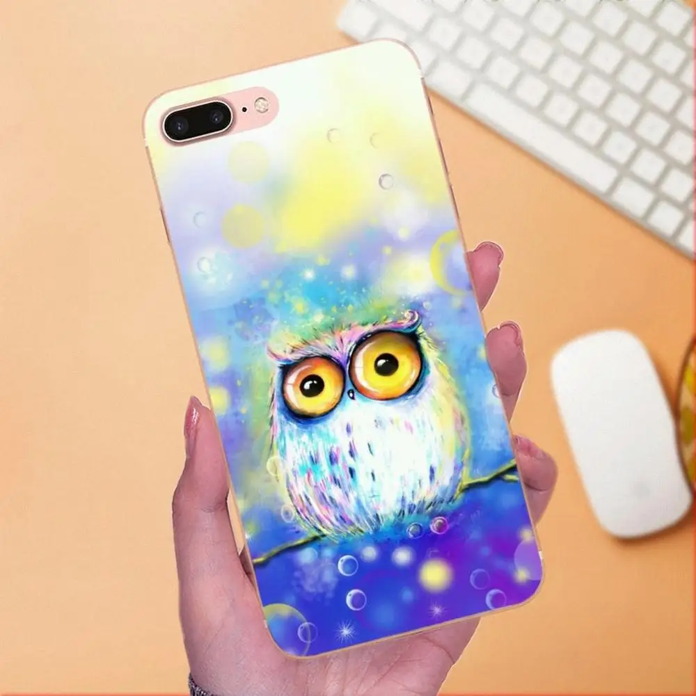 Чехол для мобильного телефона из ТПУ с милым рисунком Совы и животных Samsung Galaxy Note 5