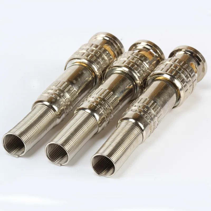 Штекерный соединитель BNC латунный обжимный кабель с внешней резьбой для камеры