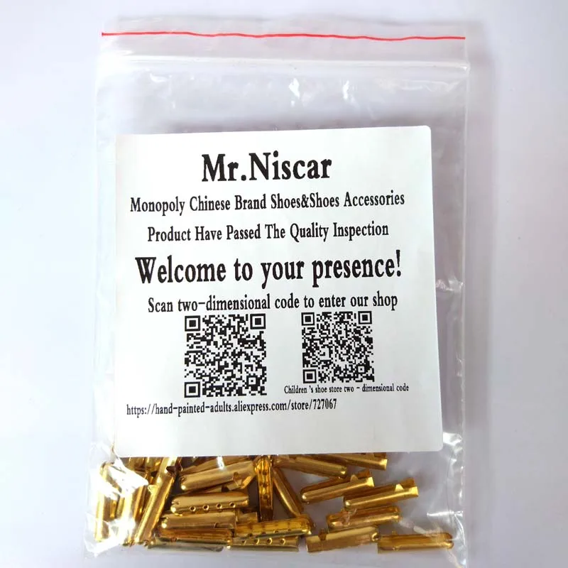 Mr. Niscar 1 шт./8 шт. 4x23 мм Металлические наконечники для шнурков наконечники головка DIY Замена пистончики для кроссовок ремонт серебро золото черный бронза