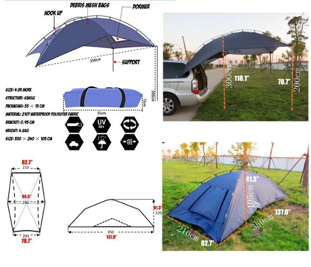 GRNTAMN наружная Водонепроницаемая фотопалатка для кемпинга|sun shelter|tent suntent sun shelter |