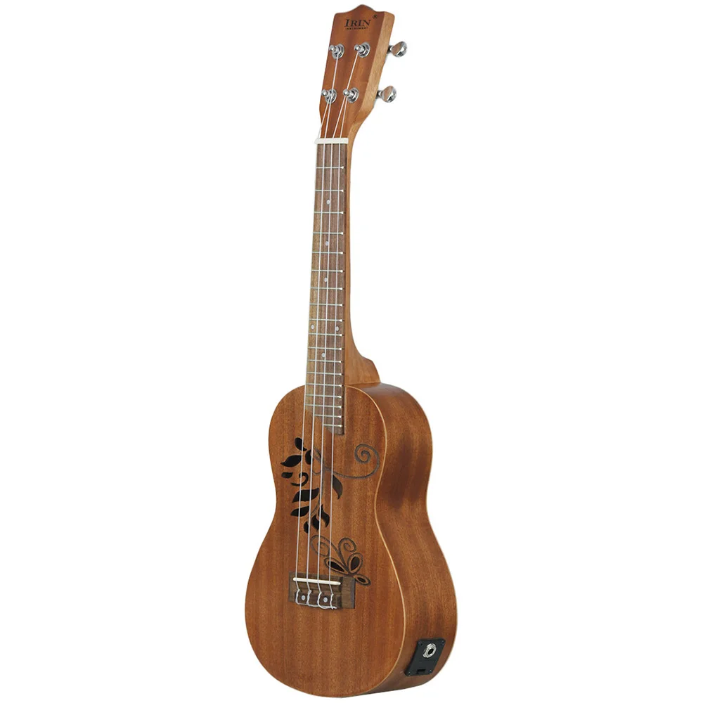 2" Гавайская гитара сапели Ukelele Уке комплект с ЖК-дисплей EQ в том числе сумка Capo строки ремень палец Маракасы очистки ткань