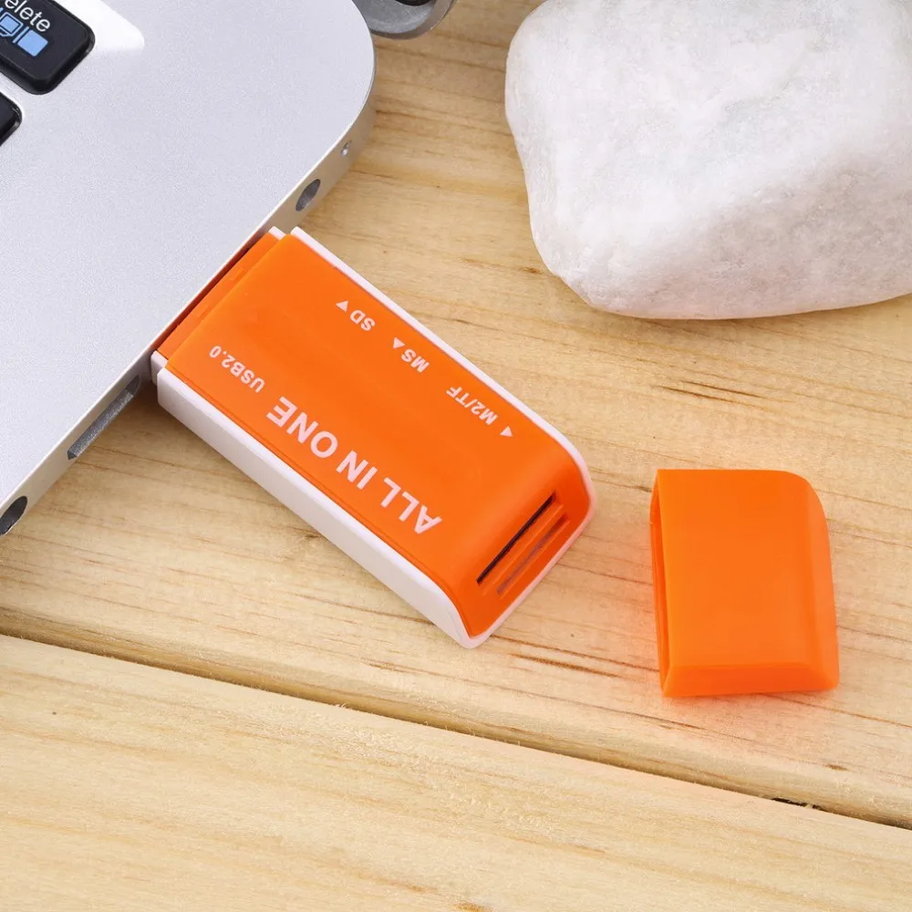 Все в 1 USB 2,0 мульти карта памяти ридер адаптер разъем для SD TF M2 MS