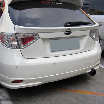Спойлер для Impreza WRX 10th задний средний крыло Хэтчбек 2008 2016 FRP неокрашенный|spoiler wing|lip