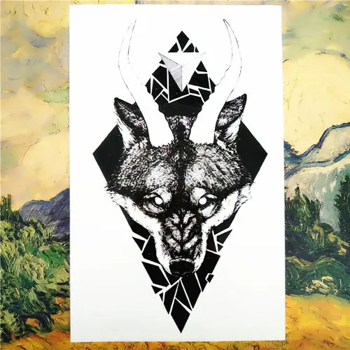 Зеленый Nu-TATY Wise Owl временная татуировка боди-арт флеш-тату стикер s 12*20 см водонепроницаемый поддельный тату-Наклейка на стену - Цвет: Зеленый