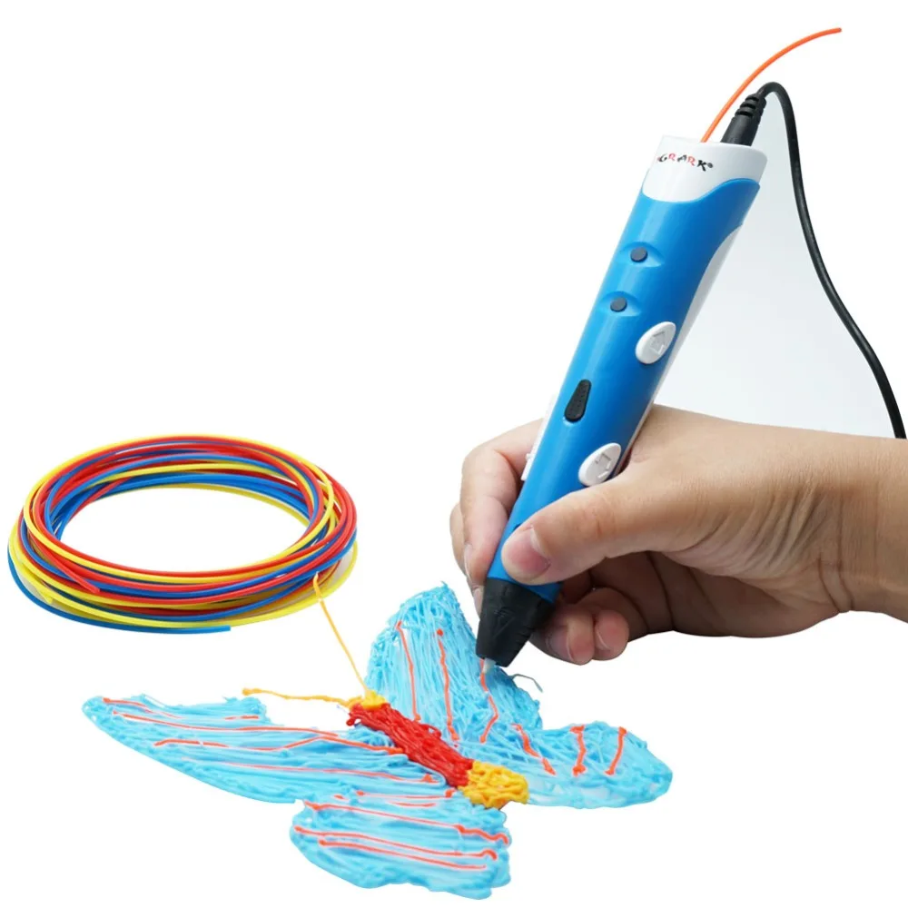 IGRARK DIY 3D Ручка, умная 3D Ручка для печати с бесплатной ABS нитью, креативный подарок для детей, дизайнерский рисунок