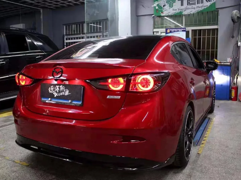 Автомобильный стиль, задний фонарь для Mazda 3, задние фонари,-, новинка, Мазда 3, Axela, светодиодный задний фонарь, светодиодный задний фонарь, DRL+ тормоз+ Динамический сигнал поворота