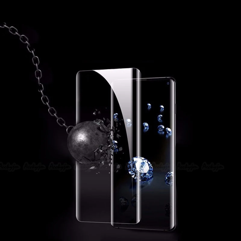 UVR 3D полное покрытие Премиум Закаленное стекло для Oneplus 7 Pro УФ-стекло защитная