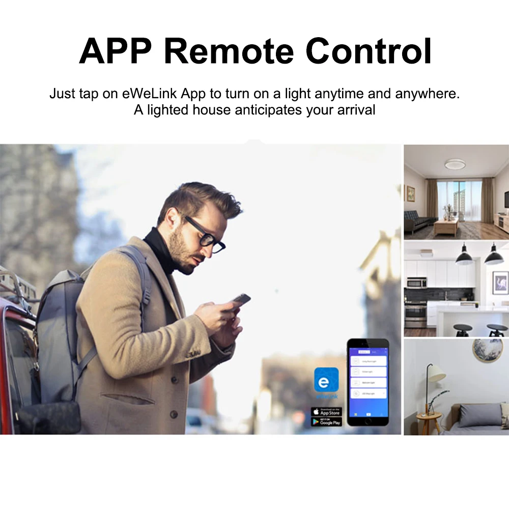 WIFI DIY умный радиочастотный переключатель Голосовое управление приложение