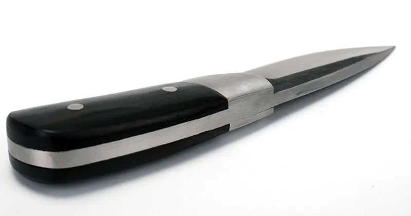 

KKWOLF High-carbon steel fixed blade knife handmade forged hunting knife EDC Outdoor Survival Tactical Knife Ebony handle rescue