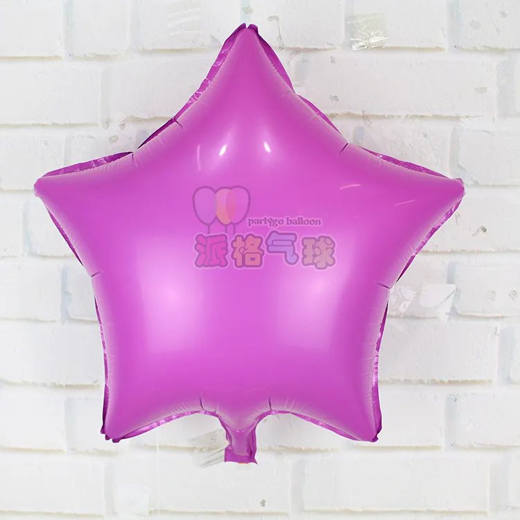 Candy Pink 10 шт./лот 18 дюймов Звездный шар надувной Гелиевый шар для свадьбы, дня рождения, рождественской вечеринки, украшения, детские игрушки, подарки - Цвет: Candy Pink