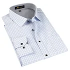 Мужская Повседневная рубашка, с длинным рукавом, не требует глажки, разные цвета, весна классическая клетчатая рубашка