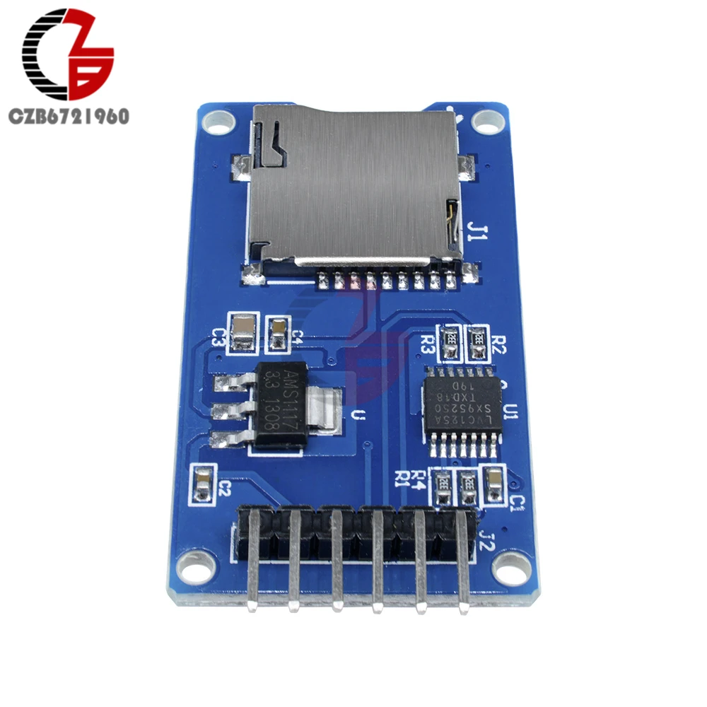 Micro SD плата для хранения Mciro TF карта защитный модуль памяти SPI Arduino|Соединители| |