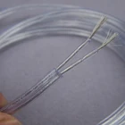 2x0.75mm2 прозрачная лампа переключатель провод медный проводник Электрический кабель подвесной светильник лампы линия двойной изоляции 5 метров