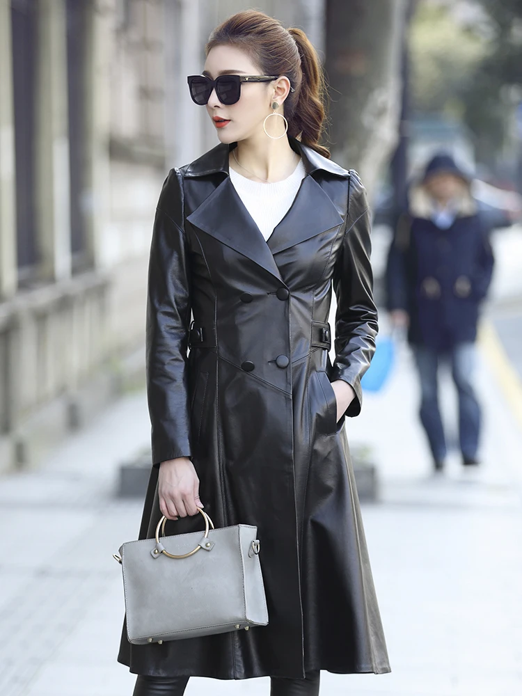 KMETRAM Real Leather Jacket Woman Spring 2020 Sheepskin Coat Female Korean Jackets Women' Windbreaker Chaqueta Mujer MY2568 | Женская