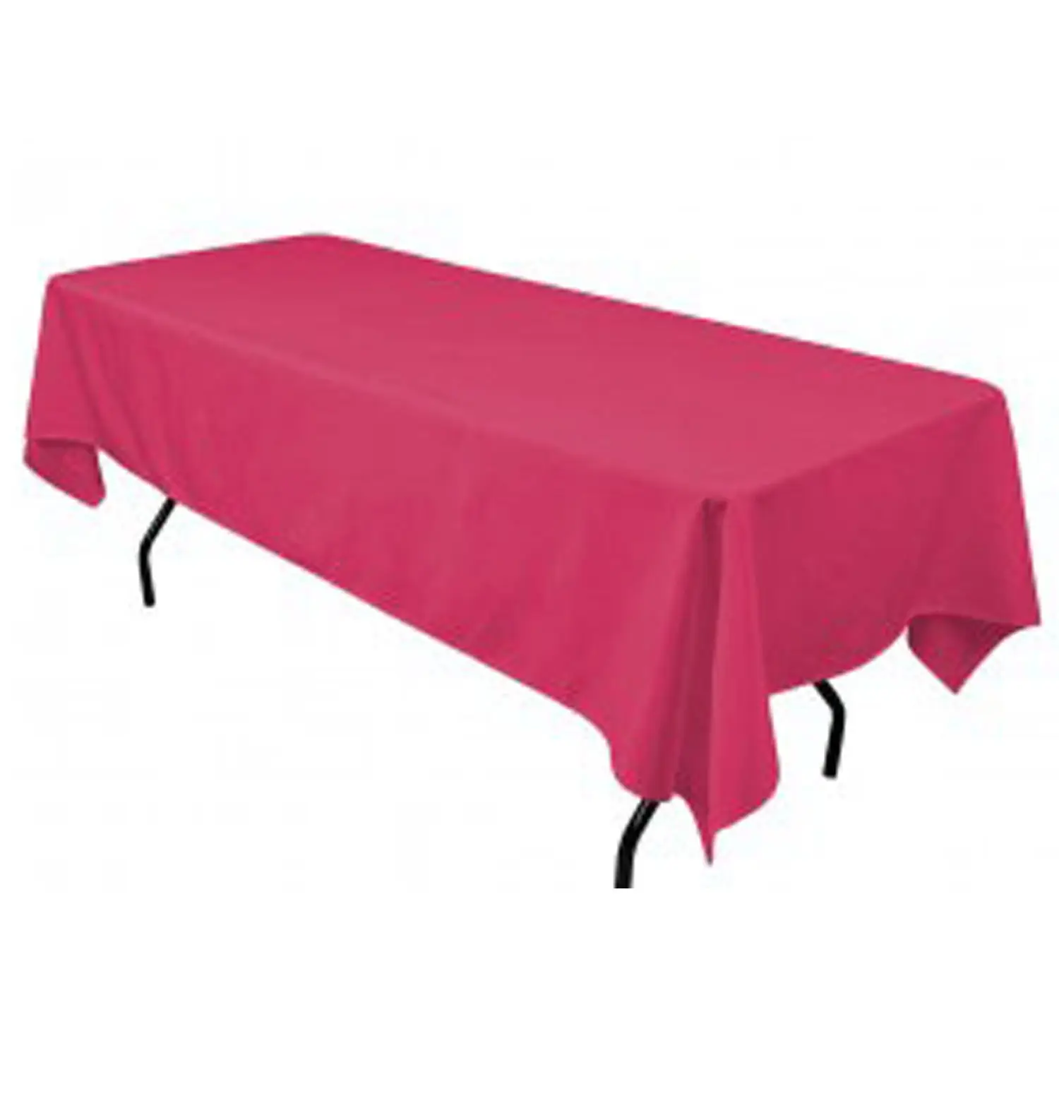 dark pink 304x145 см атласная ткань Скатерть прямоугольная скатерть скатерти отель для свадьбы Ресторан banqueting черный фиолетовый розовый - Цвет: dark pink