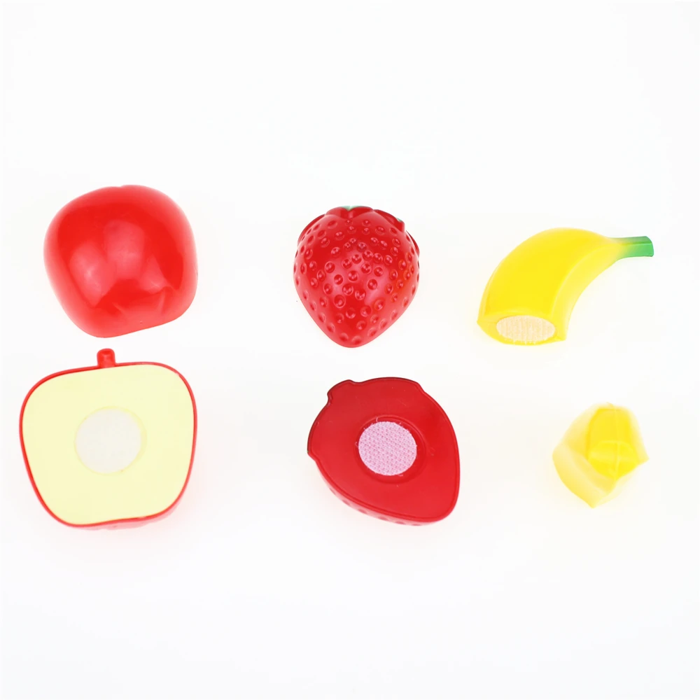 24 шт./набор пластиковые игрушки для фруктов и овощей | Игрушки хобби