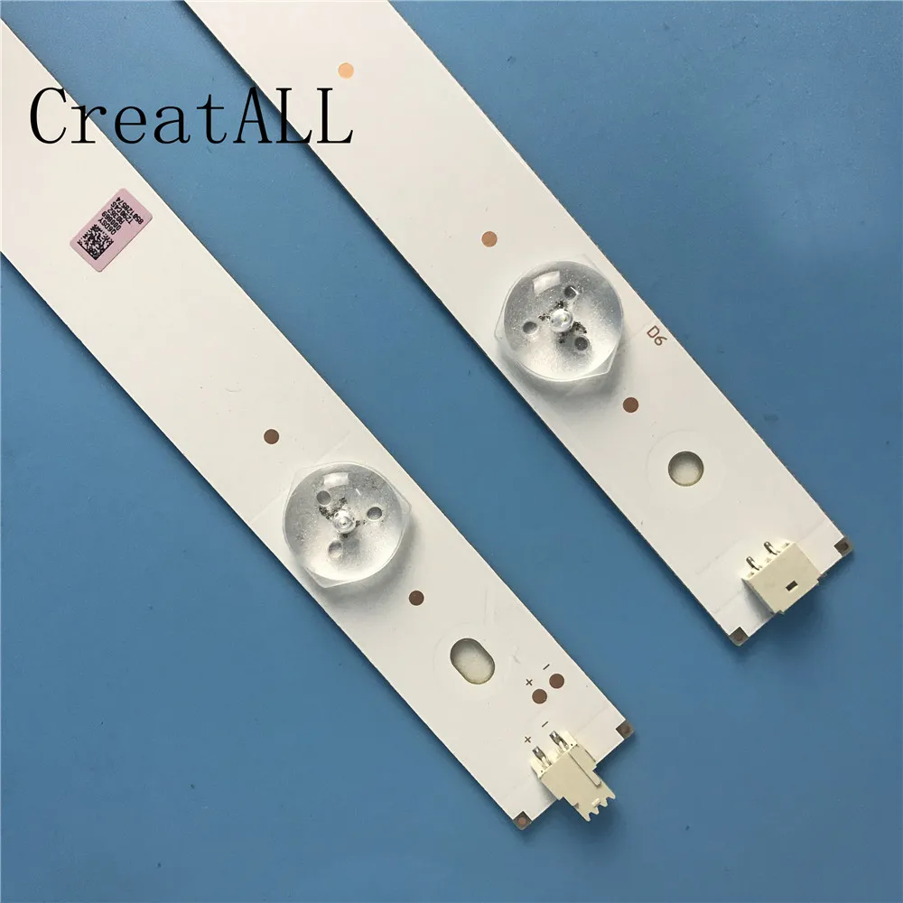 12 шт. светодиодный фонарь для AOC 50 &quotTV SVJ500A37 R + L LB C500F15 E1 A LC 50LB261U 500TT26 500TT25 V5 50PFL6340/T3