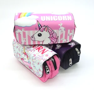 Чехол для карандашей Estuche Escolar Trousse Scolaire School Kalem Kutusu Pencil чехол Estuches Para El Colegio Cute Unicorn Kawaii
