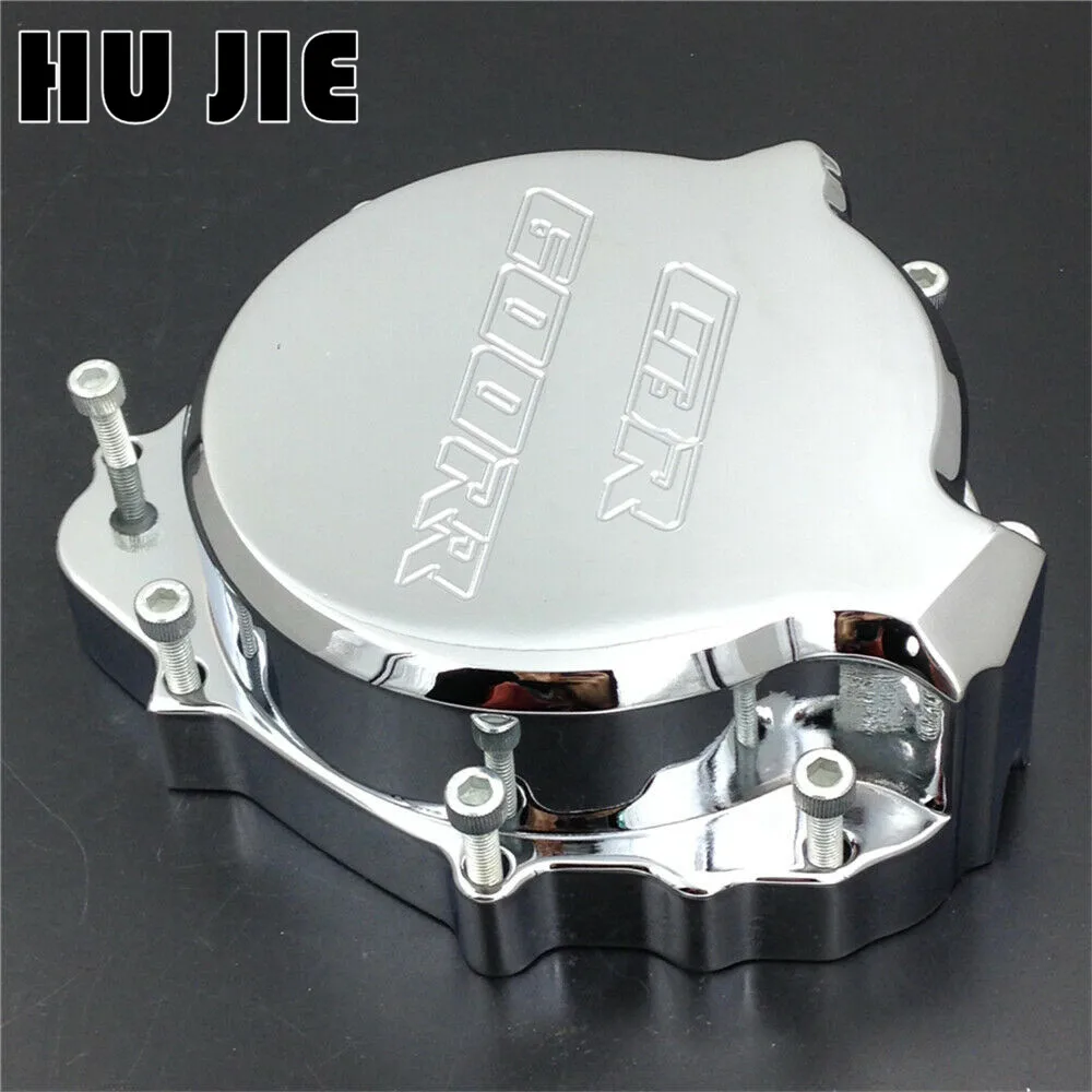 Для Honda CBR600RR CBR 600RR 2003 2004 2005 2006 мотоцикл черный двигатель статор Крышка хром Левая