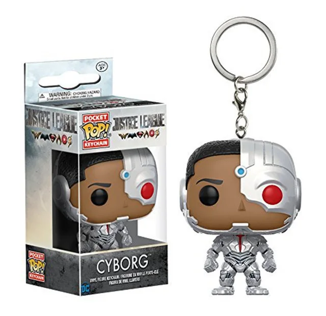 CYBORG FUNKO POP DISNEY Игра престолов История игрушек Аладдин чудо-яд Ститч Халк Тор Локи Драконий шар фигурка брелок с коробкой - Цвет: CYBORG