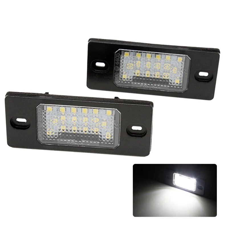 HAUSNN Canbus Белый светодиодный номерной знак 18SMD без ошибок 2 шт./компл. для VW Touareg Tiguan