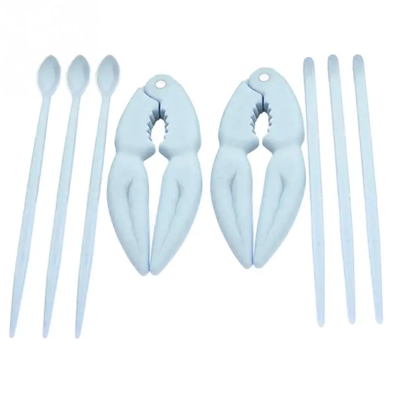 8 шт./компл. ложка Краб Пластик Омар морской Еда инструмент крекер основа