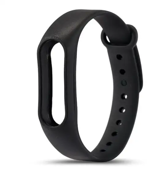 black Сменный силиконовый ремешок для Xiaomi mi Band 3 2, браслет для mi Band 3 2 - Цвет ремешка: black