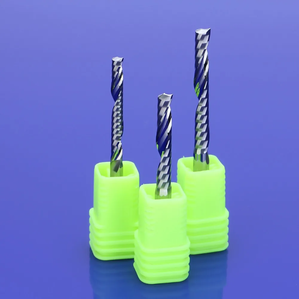 Высококачественная спиральная фреза с одной канавкой 4 х12 мм 3 А Концевая ЧПУ