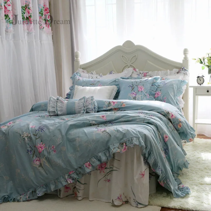 2019 Новый пасторальный Комплект постельного белья Виктория садовый дизайн
