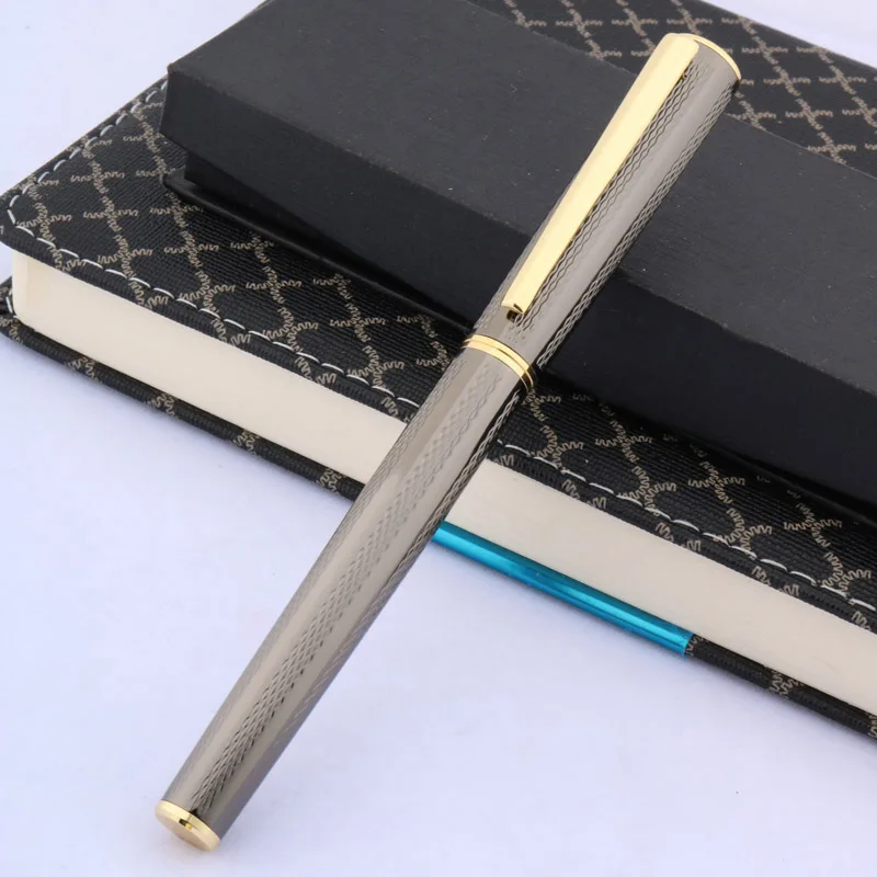 Металлический Золотой Обрезной офисный Подарочный пистолет серая волна