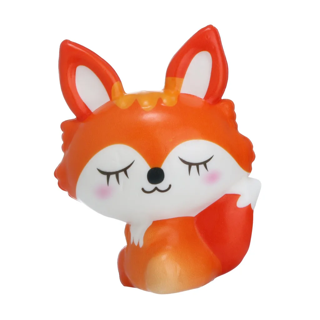Squishies новинка игрушки Kawaii лиса медленно поднимающийся крем Ароматические игрушки для снятия стресса Подарки Забавные игрушки juguetes antiestres# S20