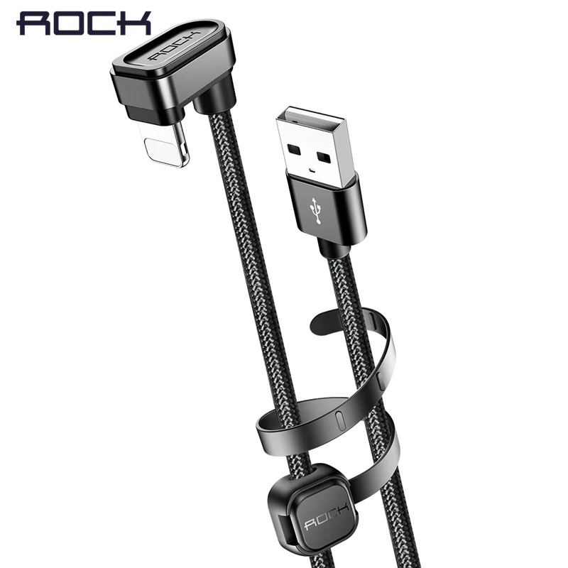 ROCK USB кабель для iphone игровой быстрой зарядки Шнур X 8 7 6 5 6s plus адаптер телефонный