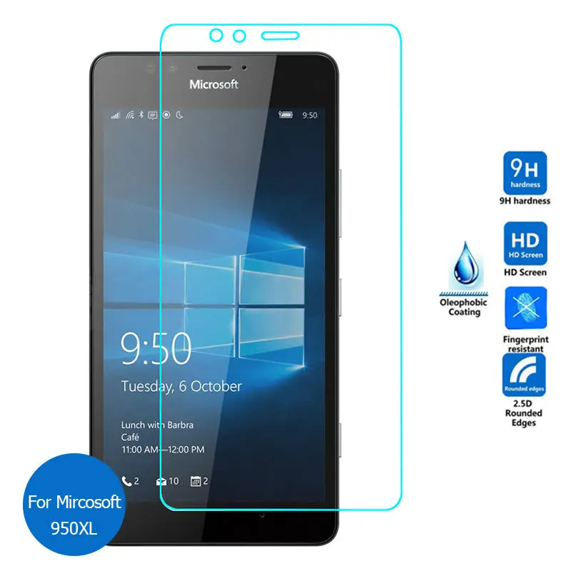 Защитная пленка для экрана из закаленного стекла Microsoft lumia 950 XL 2 5 9h на Lumia 550 940 940XL