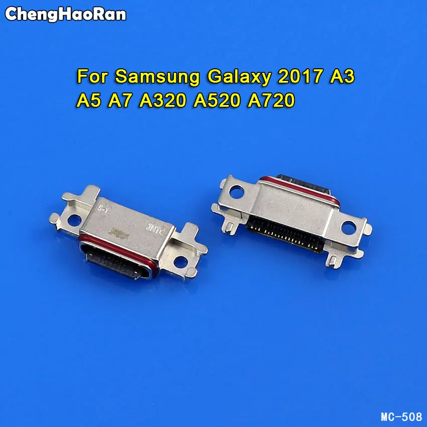 ChengHaoRan зарядный порт для Samsung Galaxy A3 A5 A7 A320 A320F A520 A520F A720 Micro USB разъем Sokcet коннектор